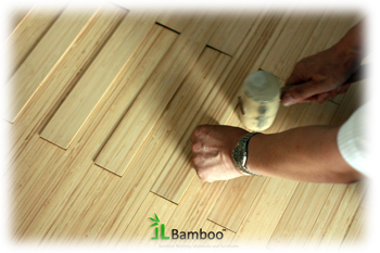 Pokládka bambusové podlahy
